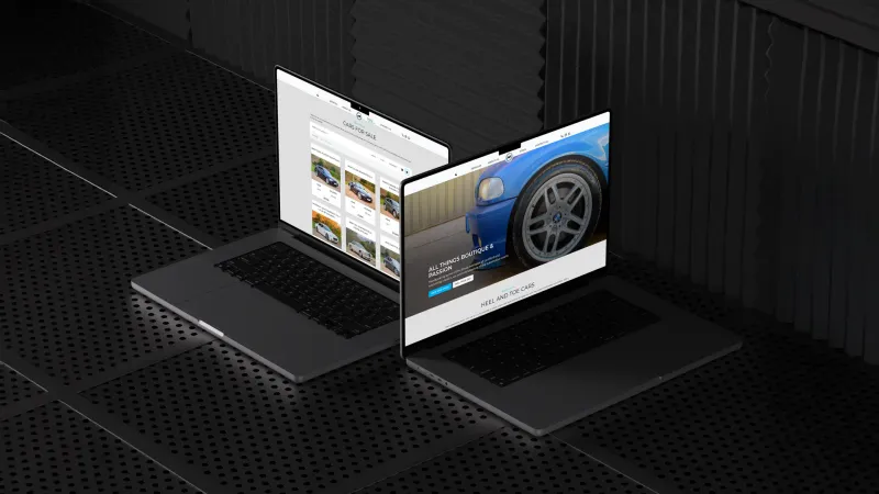 Heel & Toe Cars website